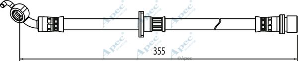 APEC BRAKING Bremžu šļūtene HOS4075